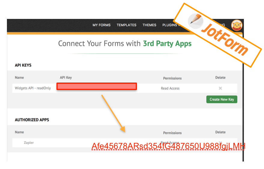 API-key-jotform